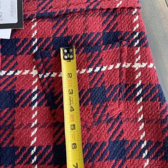 Ruti Handmade Plaid Long Jasper Adjustable Wrap Skirt Red - Size S - $249 (R8) - Picture 10 of 10